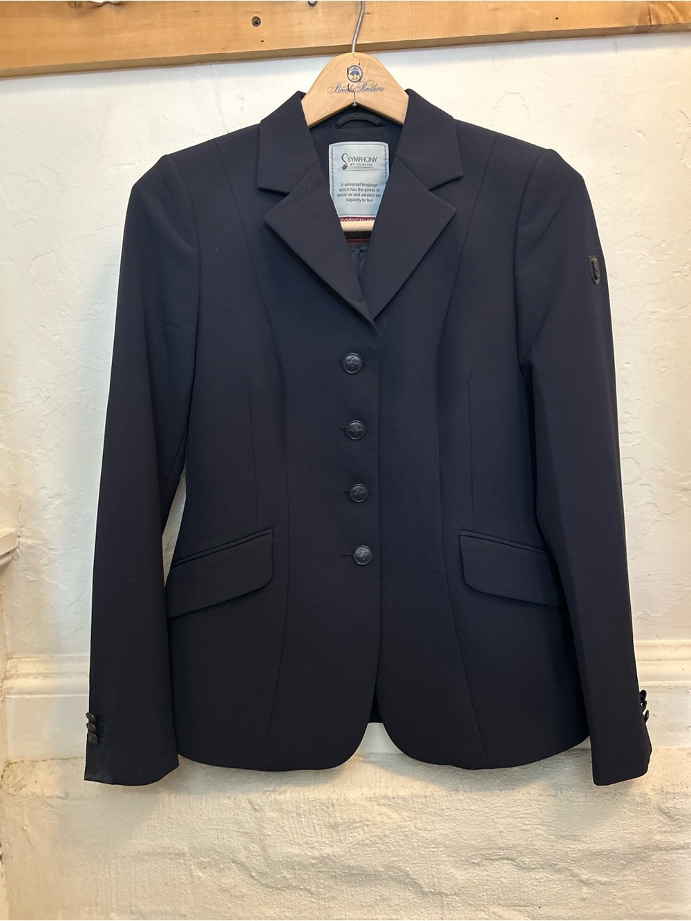 Tredstep Symphony Navy Tailored Equestrian Blazer - size 2